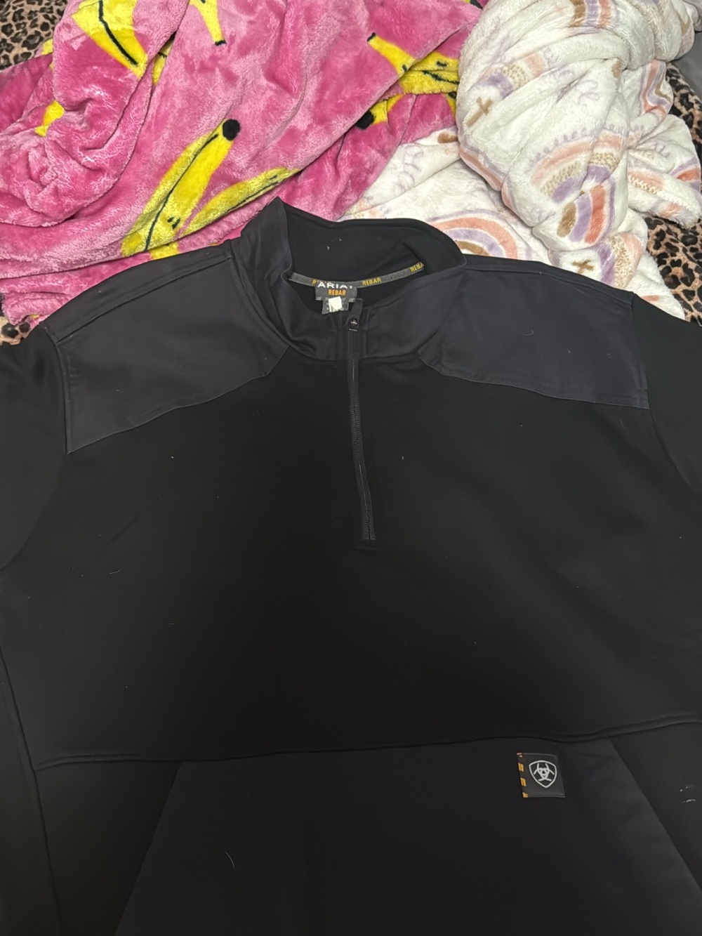 Ariat Black Half-Zip Performance Pullover